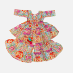 Multicolor Ethnic Printed Baby Girl Sharara Set