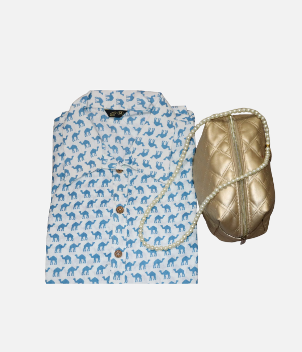 Camel Print Jaipuri Cotton Co-Ord Set