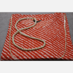 Red Leheriya Cotton Kurta