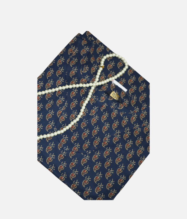 Indigo Paisley Cotton Short Kurti