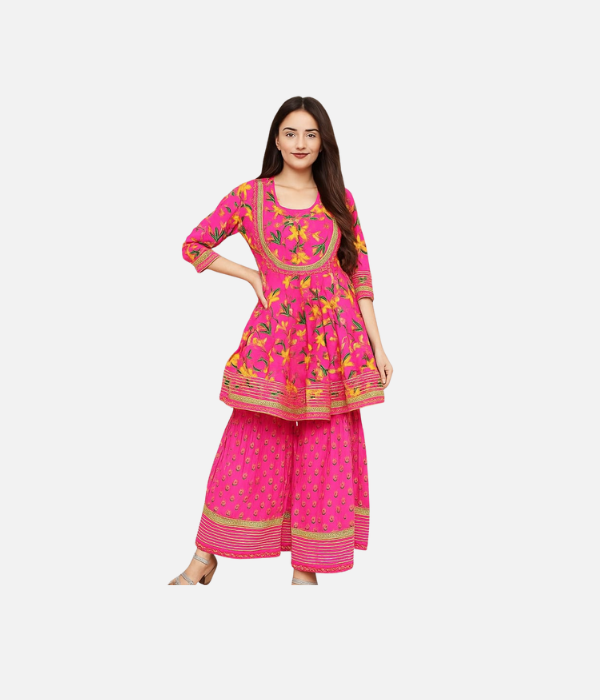 Gulabi Sharara Set for Women