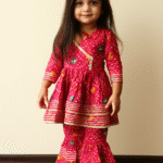 Pink Bandhani Sharara Set